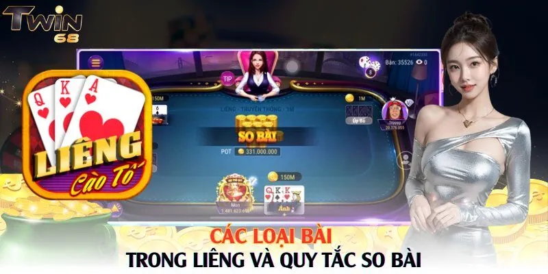 Các loại bài trong liêng và quy tắc so bài